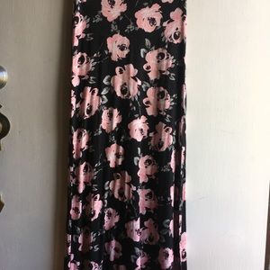 Floral maxi skirt